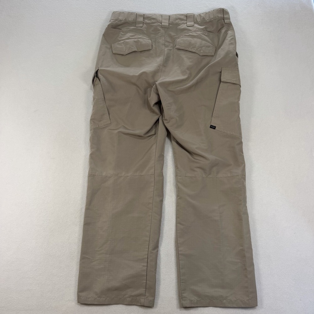 5.11 Tactical Fast Tac Ripstop Cargo Pants Mens 36x30 Beige Utility 74439 - Picture 3 of 6